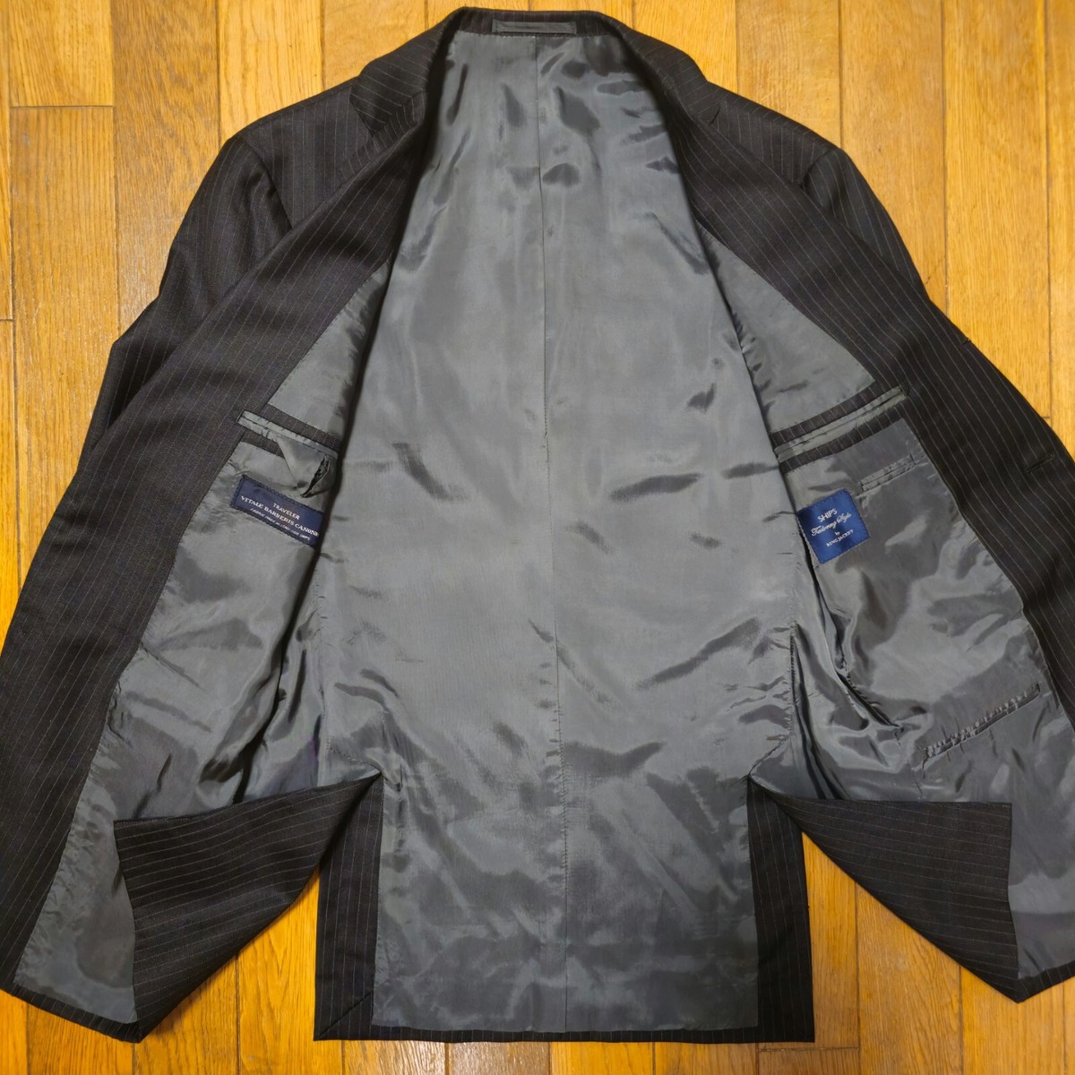 【バーズアイ】SHIPS×RING JACKET×ORMEZZANO　テーラード バーズアイ】SHIPS×RING JACKET×ORMEZZANO テーラード