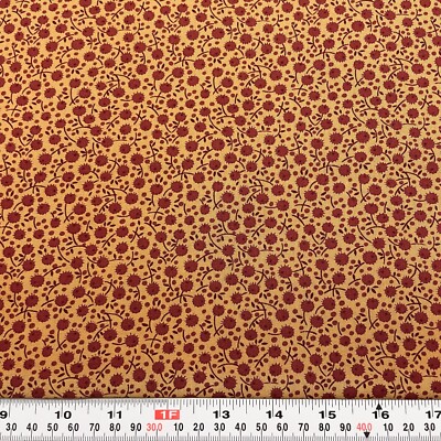 Apron Strings by Thimbleberries for RJR Fabrics Brown Cotton by the HALF YARD