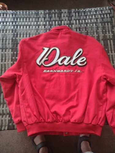 Chase Authentics Vintage Dale Earnhardt Jr Childrens Size L Nascar Jacket NICE! - Picture 5 of 10