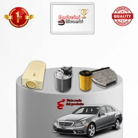 Set Service 4 Filter Mercedes E Klasse 300 Hybrid W212 150KW 204CV Von 2011->