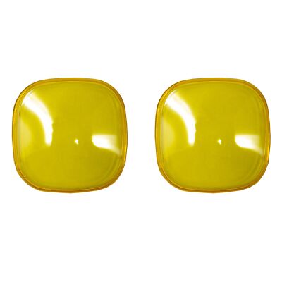 Baja Designs  S1 Rock Guards Covers Pair Amber Yellow 2.1-inch for S1 LED Lights