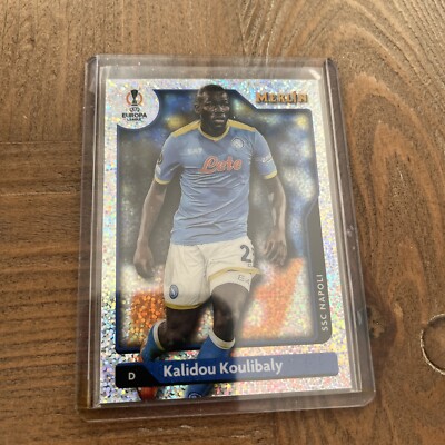 2021 Topps Merlin Kalidou Koulibaly Speckle Chrome Refractor /150 #73 NAPOLI