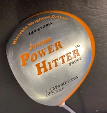 Momentus Driver Golf Junior Power Hitter 460cc Weighted LH New Grip 240 Gram 44"