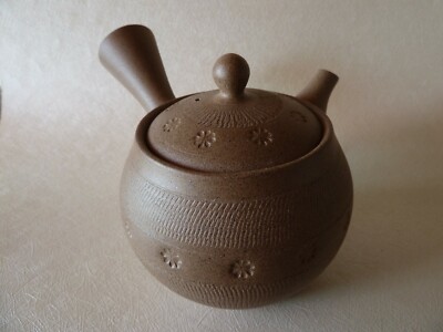 Tokoname Japanische Teekanne,Kyusu,Fusen,für Grüntee,for green tea(Sencha),