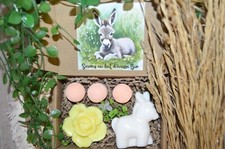 Coffret cadeaux : lot de savons au lait d'ânesse Bio, Bell 'ânesse, Neuf  CF4
