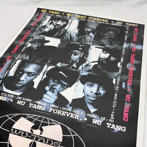 90s WU-TANG vintage poster Wu Tang Clan UK made - 第 1/10 張圖片