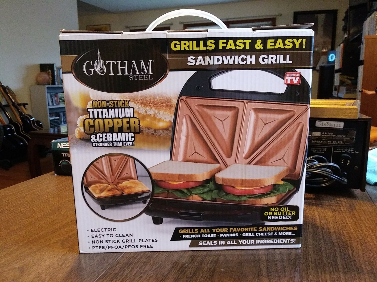 gotham steel waffle maker