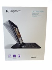 Logitech Ultrathin Magnetic Clip On Keyboard Cover For Ipad Air 2 Space Gray For Sale Online Ebay