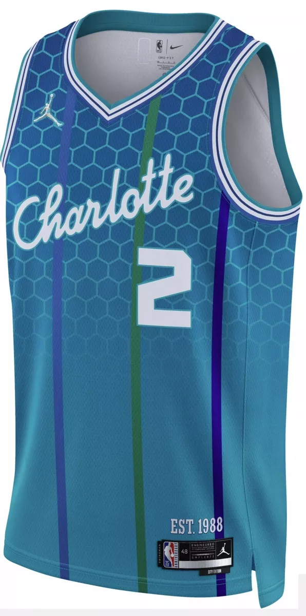 Charlotte hornets sales blue jersey