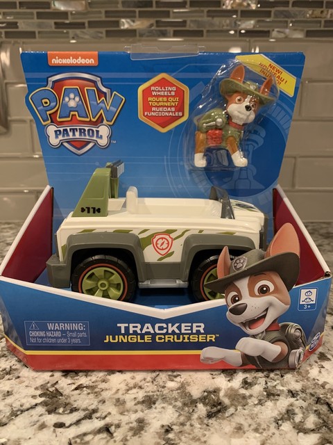 paw patrol tracker figure and vehicle