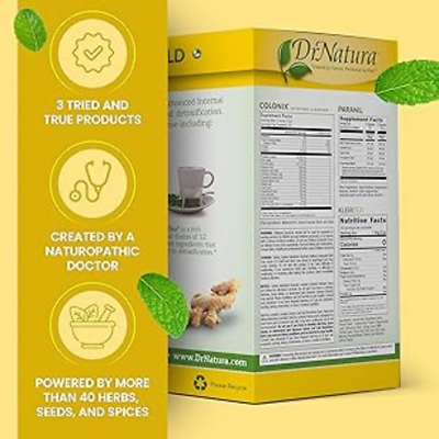 DrNatura Colonix Kit 3-Part Herbal Cleanse with Colonix Paranil