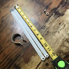 IKEA White STOLMEN. Wall-Mounting Bracing Straps. Narrow (upper). Braces 1 Post.