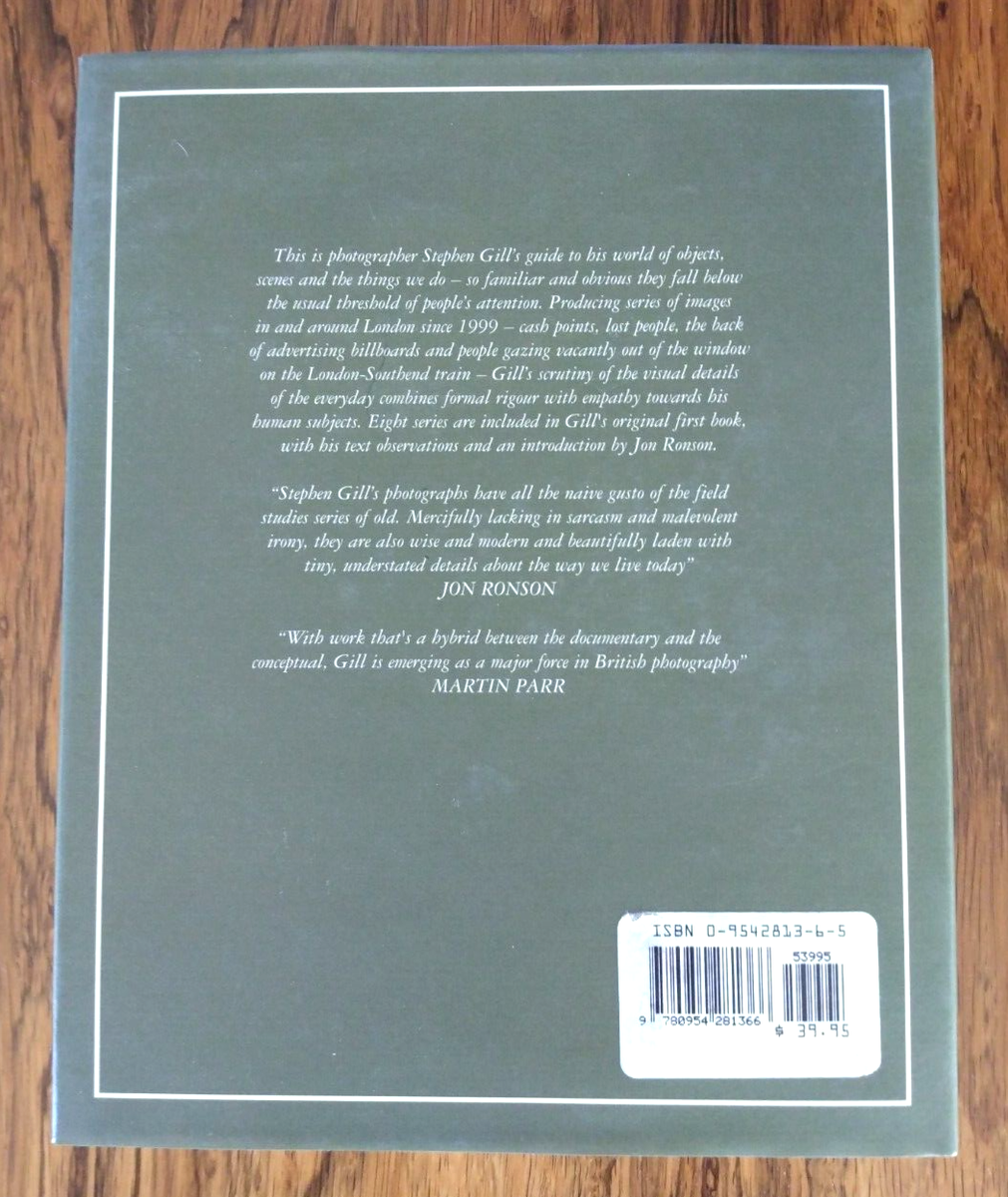 Field Studies by Stephen Gill - Hardcover 2004 Near fine w/DJ as