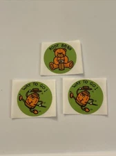 Vintage Sticker Set Of 3 Scratch and Sniff Root Bear Beer H22
