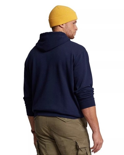 Polo Ralph Lauren Big & Tall Men’s Big Pony Fleece Hoodie Navy Blue $148 4XLT - 第 4/5 張圖片