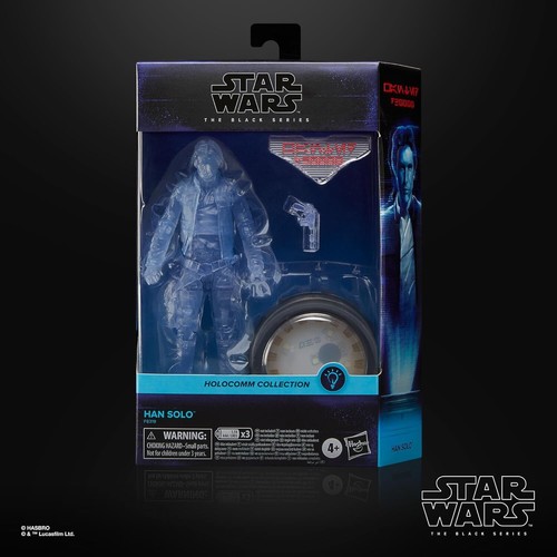 Star Wars The Black Series Hologram Han Solo 6" Action Figure - Picture 2 of 6