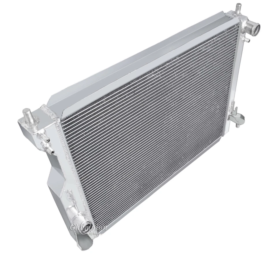 2005 - 2014 Mustang V6 or V8 Champion All-Aluminum Three Row Radiator CC2789 Foto 2 de 4