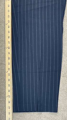 Pantalones de vestir vintage a rayas talla 33x30 de corte clásico Gap para hombre - Imagen 6 de 12