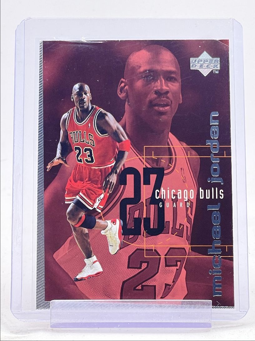 MICHAEL JORDAN 1998-99 UPPER DECK CHECKLIST BASKETBALL BULLS #311 A Q3474