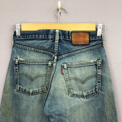 Vintage 90s Levi's 503B Jeans Distressed Selvedge Men's Faded Wash
