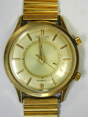 Jaeger LeCoultre Memovox Cal. K815 17j Automatic Bumper Alarm Wrist Watch