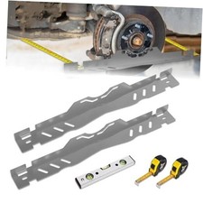 2-Pack Wheel Alignment Tool with Tape Measures and spirit level  Heavy Duty Toe