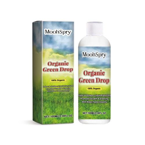 Liquid Plant Food Organic Green Drop Promotes Growth Greening 100ml - Bild 1 von 6