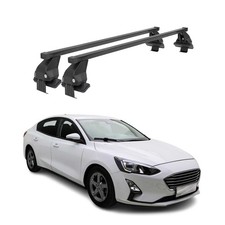 Menabo Dachträger Grundtäger für Ford Focus 2018-2025 50kg Stahl Schwarz 2 tlg