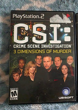 Ubisoft CSI 3 Dimensions of Murder PS2 Disc Included M NTSC-U/C