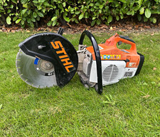 STIHL TS 400 Petrol Concrete Saw Cut-Off Disc Cutter, Orange/White/Black