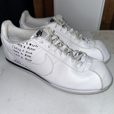 Nike Classic Cortez X Nathan Bell Shoes Men s Size 13 White 