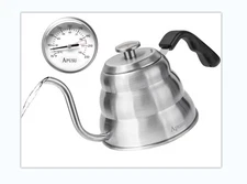 Pour Over Kettle for Manual Drip Coffee and Tea with Thermometer 28oz Goosene...