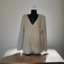 Tweeds Woman 1x Angora Blend Knit Pullover Sweater F1