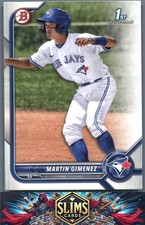 2022 Bowman 1st Edition Toronto Blue Jays Martin Gimenez #BPPF-97