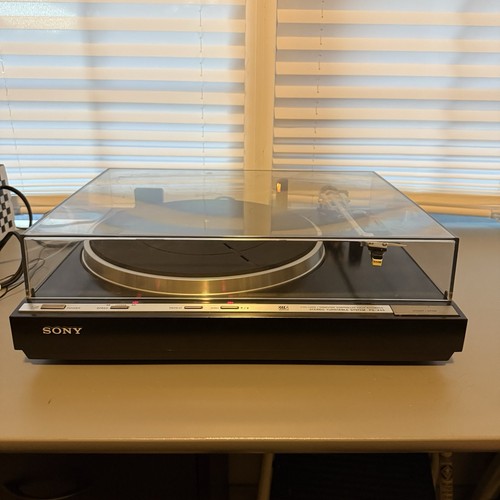Sony PS-X55 Turntable Tonearm Tested and Working Powers On Comes AS IS