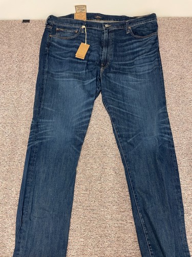 Polo By Ralph Lauren The Park Side Active Taper Blue Jeans 42Tx38 - Picture 4 of 8
