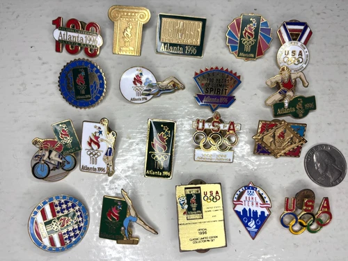 1996 Atlanta Olympic Pin Lot 19 Olympics Collection Various Sporting Events - product listing photo