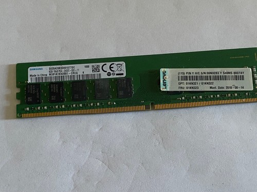 Lenovo 8GB 1Rx8 PC4-2400T-E DDR4 Unbuffered Server-RAM Modul U-DIMM ECC - 01KN32