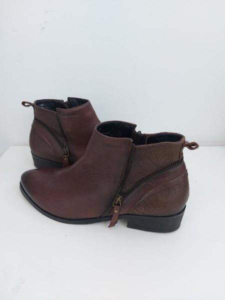 Women Daniel Hechter Boots Brown Leather 39