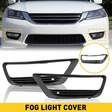 Driver Passenger Side Fog Light Cover For 2013-15 Honda Accord W Fog Light