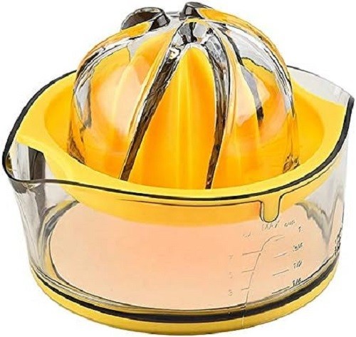 Citrus Lemon Orange Juicer Manual Hand Squeezer with Built-i