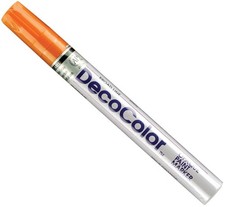 Decocolor Broad Opaque Oil-Based Paint Marker Open Stock-Orange