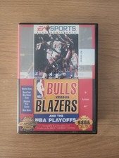 Bulls Vs Blazers NBA Playoffs Limited Edition (Sega Genesis) CIB Cleaned Tested