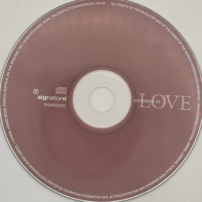 Signature Melodies Of Love CD 2002 Release Fastforward Music