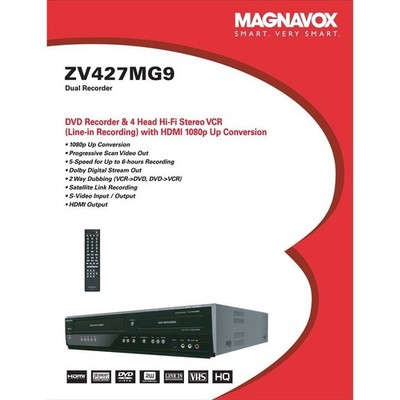 Magnavox ZV427MG9 DVD Recorder & VCR for sale online | eBay