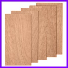 Cherry Wood Sheets 4x8 inch, 1/8" Thick Lumber Board, for Sign logs Chips Chu...