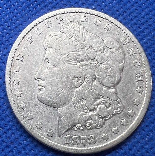 1878-CC Morgan Silver Dollar $1 VG - KEY Date Carson City #846