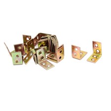 22 Pcs Timber Decking Joists Metal L Shaped 90 Degree Angle Brackets 26x26x16mm