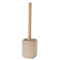 ToilettenbüRste Wc BüRste KlobüRste Wc-Garnitur 9X9X37Cm Modern Beige Kunststoff