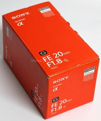 Sony FE 20mm F1.8 G E-Mount Objektiv Ultra-Weitwinkel